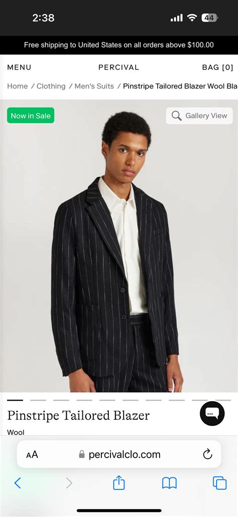 pinstripe jacket with solid pants.